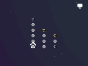 Example level using wormholes Example level using teleporters